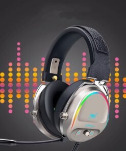 USB Headset Gaming Headset RGB Luminous Gaming Wired Headset With Microphone