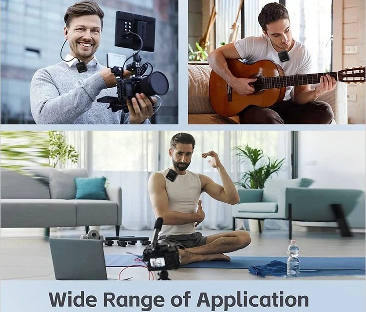 Wireless Lavalier Microphone - الصورة 3